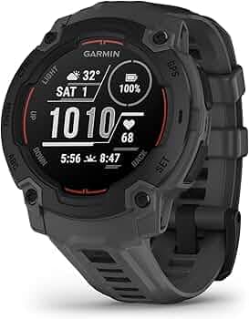 Garmin Instinct® E 45mm, Rugged Outdoor GPS Smartwatch, 24/7 Health Monitoring, Wrist-Based Heart Rate, Up to 16 Days of Battery Life, Charcoal