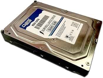 D25 500GB Internal Hard Drive for Desktop Compatible with WD Hard Disk for Desktop Computer,CCTV DVR/NVR | 3.5 Inch HDD Sata|
