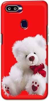 PRINTFIDAA Teddy Bear Cute Lovers Romantic Day Printed Designer Hard Back Case Cover for Oppo F9 / Oppo F9 Pro/Realme 2 Pro/Realme U1, RMX1801, RMX1807 -(VS) MVN1001