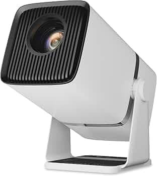 panseba Yuva Go Plus, Full HD 1080p Native, Android/iOS Smart Home Projector 4k Ultra HD, Rotatable Design, Auto & 4D Keystone, etc, WiFi 6 & BT, Screen Mirroring (PANSEBA011)