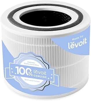 LEVOIT Core 300 Air Purifier Replacement Filter, 3-in-1 Pre-Filter, True HEPA Filter, High-Efficiency Activated Carbon Filter, Core 300-RF