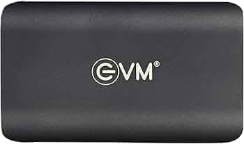 EVM 1TB Portable External SSD | Up to 550MB/s Read | USB 3.1 Type-C | Compact Pocket Size | Plug & Play for PC Mac Mobile | 10 Year Warranty (EPSSD/1TB)