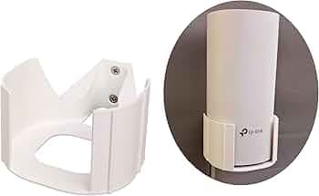 makerV Wall Mount Bracket for TP-Link Deco M4, E4, S7 Mesh WiFi Router, with Cable Management, Pack of 1
