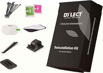 Dylect® Reinstallation Kit for Sense Classic Single Channel Dash Cam | Complete Tool & Mounting Set for Hassle-Free Reinstallation After Vehicle Change or Windscreen Change