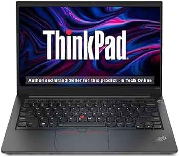 Lenovo ThinkPad E14 AMD Ryzen 5 7530U 14" (35.56 cm) WUXGA IPS 300 Nits Thin and Light Laptop (16GB RAM/512GB SSD/Win 11/Office 2021/AMD Radeon Graphics/Backlit Keyboard/FPR/Black/1.41 kg), 21JRS00U00