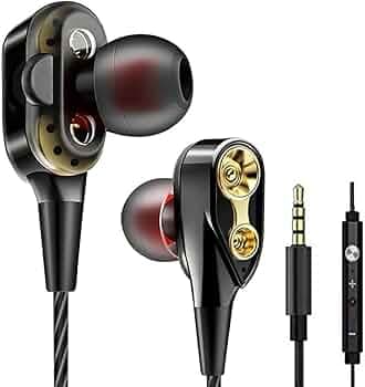 Earphones for Hi-Tech Air A9, Hi-Tech Amaze S2, Hi-Tech Air A6, Hi-Tech Amaze S5 Earphone Original Like Wired Stereo Deep Bass Head Hands-free Headset Earbud With Built in-line Mic, With Premium Quality Good Sound Call Answer/End Button, Music 3.5mm Aux Audio Jack (APR-30, Black)