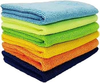 BIG BRANCH Microfiber Cleaning Cloth for Car, Kitchen, Bike, Laptop, LED TV, Mirrors and Furniture (Multicolour, 40x40 cm) Napkins pcs (MIX-15PCS)