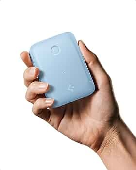 Spigen ArcPack 10000mAh Power Bank, 30.0W Fast Charging, 1 USB-C Port, 1 USB-A Port (C to C Cable Included) - (ABS + PC | Cream Blue)