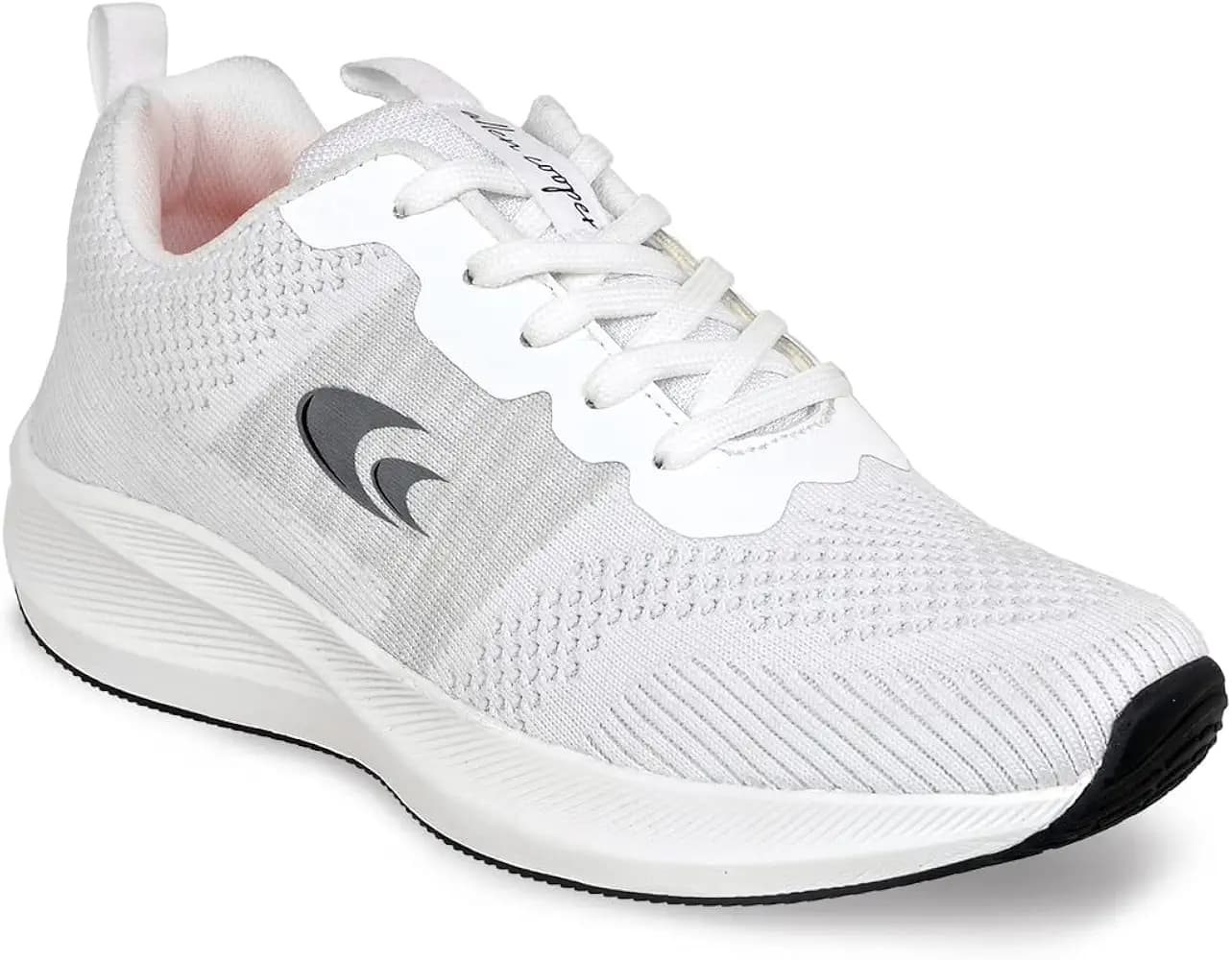 Allen Cooper Training,Road Running,Cricket,Gym,Sports Comfortable Extra Max Cusion with Memory Foam Insole Running Shoes for Men(403 Grey/White/Navy-Sizes 6,7,8,9,10)