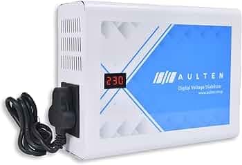 AULTEN Multipurpose Voltage Stabilizer for Refrigerator and Deep Freezer 1.5 KVA 1200W 90V-280V AD054 (White) | 2 Year Warranty