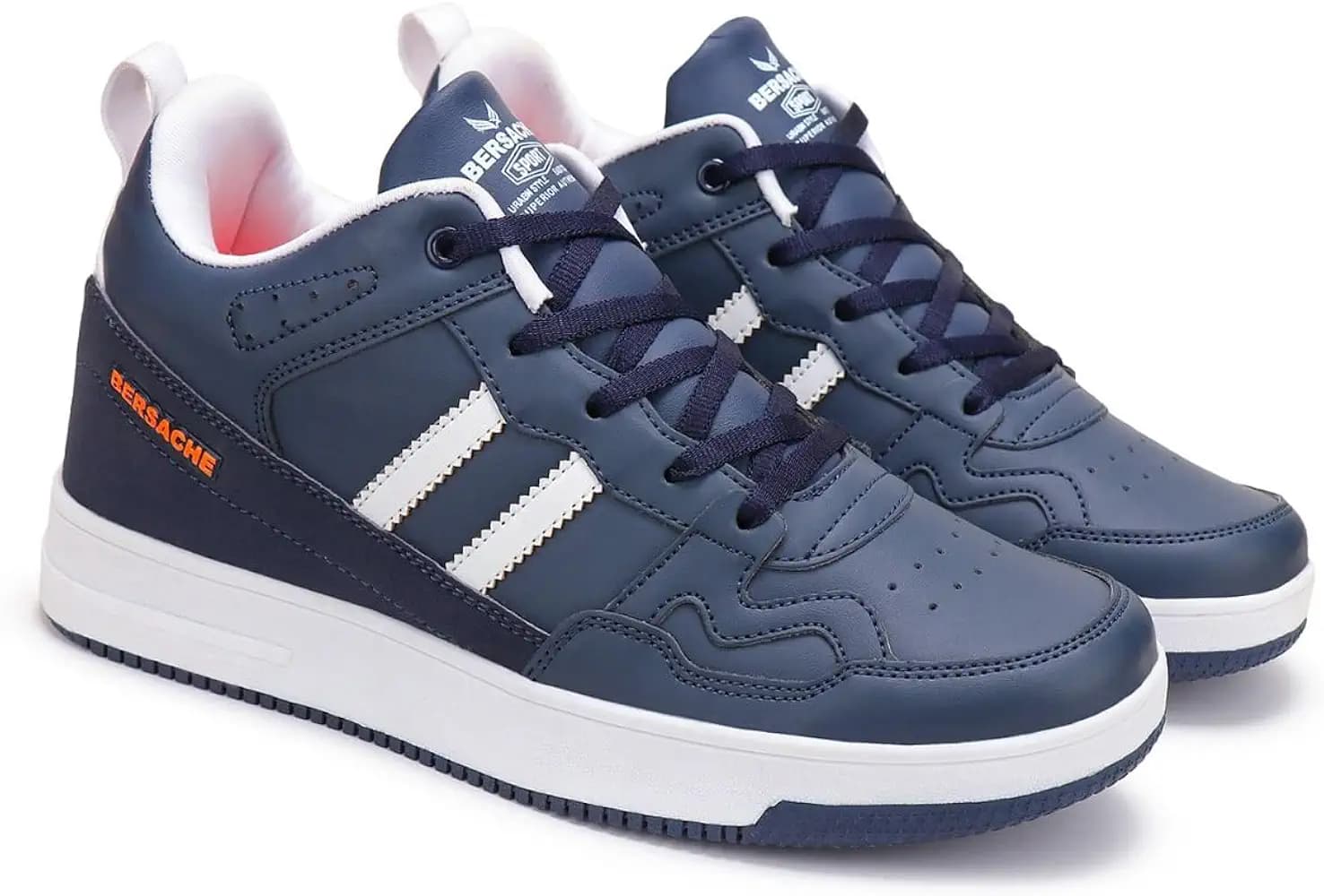 BERSACHE Premium Sports,Gym, Trending, Stylish Running Shoes for Men (White)