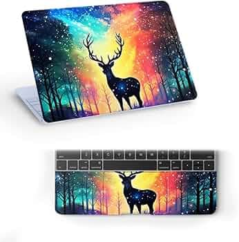 Floral F40 Top+Wrist Pad Vinyl Laptop Skin/Sticker/Cover for 15 to 15.6 Inches Laptops Laminated-Removable-HD Quality Compatible for Hp-Dell-Sony-Lenovo-Asus etc.(15x10 Inches)