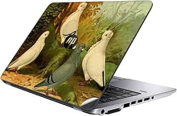 GADGETS WRAP Printed Vinyl Top Only Skin Sticker Decal for HP Elitebook 820 G1 Laptop - Pigeon