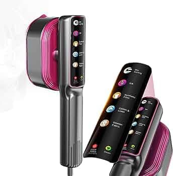 Steam Iron for Clothes | Portable Garment Steamer & Wrinkle Remover | Quick Heat, Powerful Steam, Travel-Friendly Fabric Care with Adjustable Modes & Safety Cut-Off