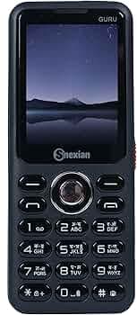 Snexian All-New GURU 20 Triple Sim |Keypad Mobile| with 2.4" Display | Voice Changer | Auto Call Recording | Long Lasting Battery | Wireless FM | Digital Camera | Feature Phone | Torch | Black