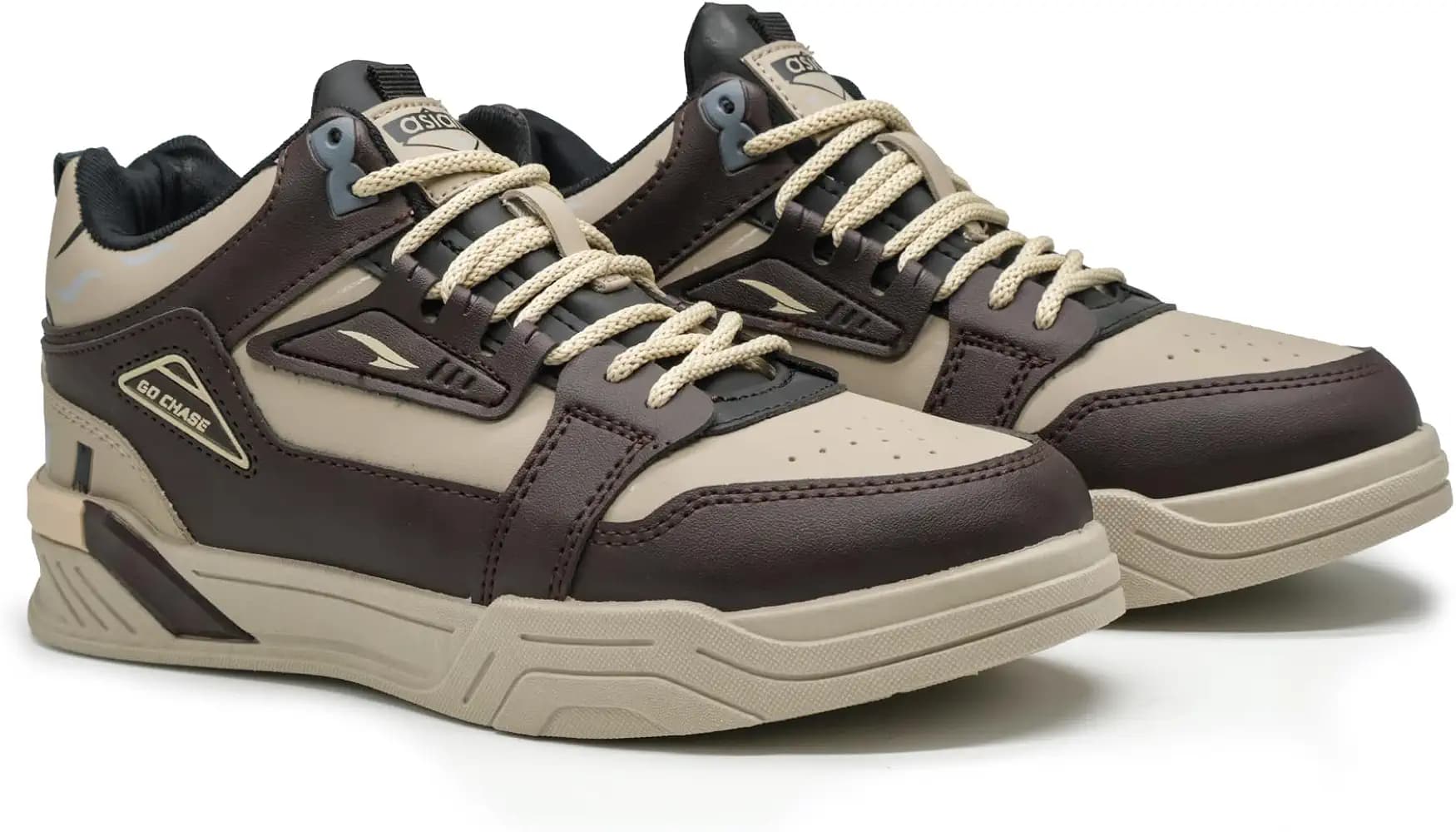 ASIAN Men CHICAGO-11 Stylish Casual Mid Top Sneakers and Trendy Shoes with Laces for Men & Boys | Perfect for Wearing to Outings, and Comfortable All-Day Use, Stylish and Durable