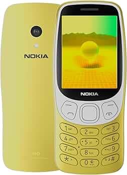 Nokia 3210 4G | All-New Classic Keypad Phone with Dual SIM, YouTube, Scan & Pay UPI, Rear Camera, Wireless FM Radio, MP3 Player, Bluetooth & USB Type C | Y2K Gold