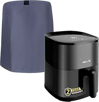 iBELL AEROFRY420DM 4.2 L Air Fryer Dust Cover Only Waterproof Scratch-Resistant Fabric Appliance Protective Case Easy to Clean Kitchen Protection Sleeve - Grey (11 inch x 12 inch)