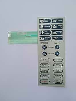 Able 20SC2 Microwave Oven Membrane Keypad (GREY)