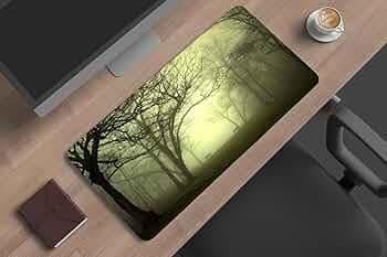 Gadgets WRAP Large 11x23inch Mouse Pad Desk Mat Anti-Slip Base Spill-Resistant for Laptop, MacBook, Gaming Computer - Misty Woodland