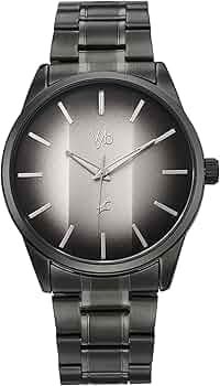 Fastrack Vyb Drift with Quartz Analog Grey Dial Grey Stainless Steel Strap Watch for Men - FV30041QM02W