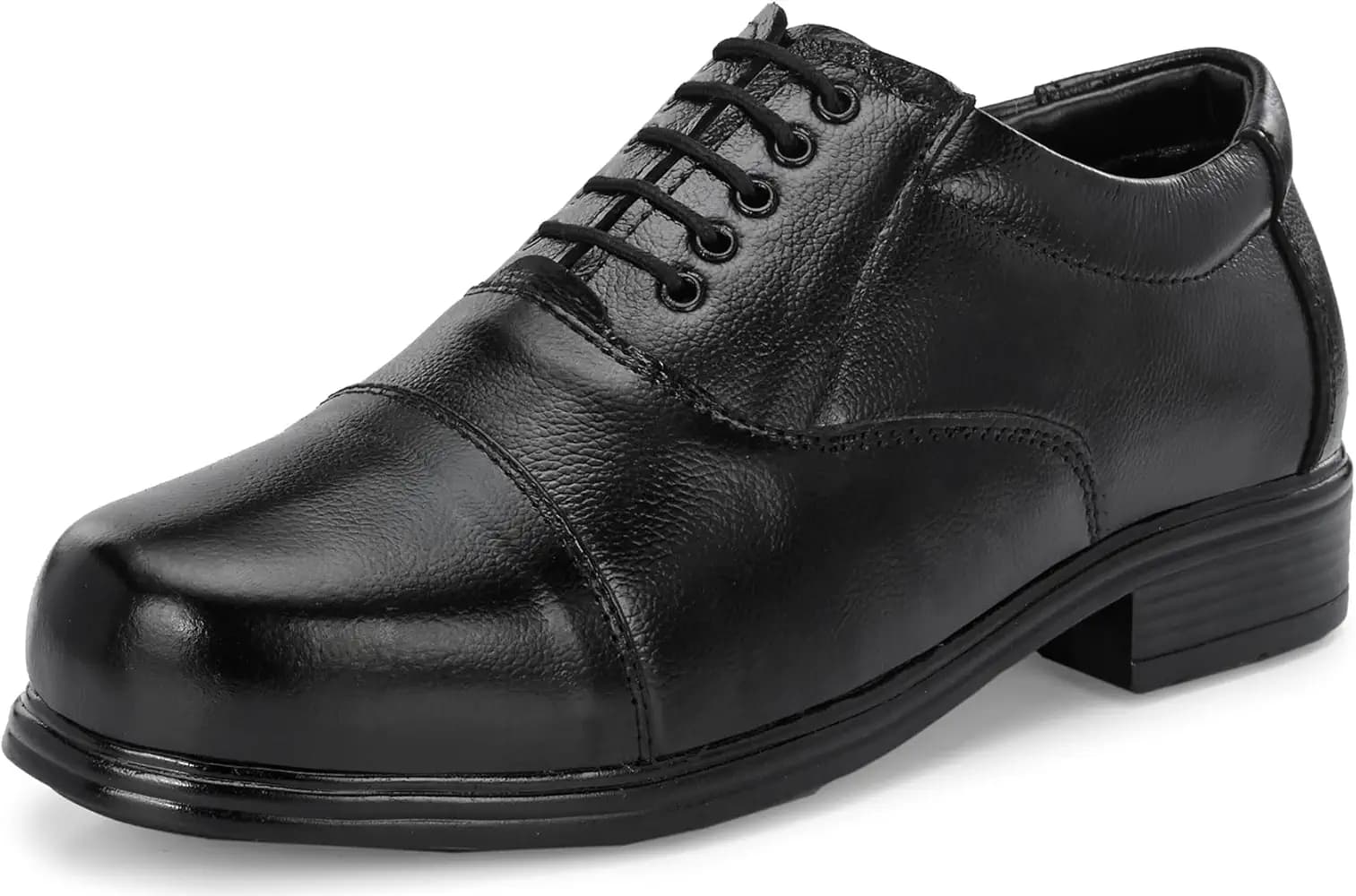Server Men's Oxford Shoe || Uniform Dress Shoe || Black Formal Shoes || Office Shoes Hand Made || Police Shoes Leather Lace Up Oxford Shoe