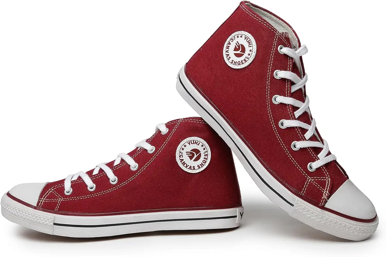 YUKI Unisex Canvas Comfortable & Lightweight Sneaker for Men's and Women's | High Top Canvas Sneakers