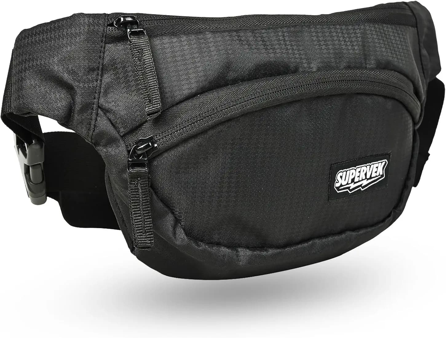 Supervek Waist Bag for Men – Lightweight Water Resistant Durable Crossbody Bags for Men & Women - Chest Fanny Pack Pouch – Hip Belt Bag for Travel, Hiking, Festivals, Cycling & Outdoors