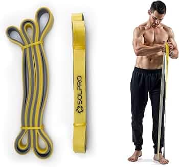 PowerFlex Max Resistance Band for Men & Women | Heavy-Duty Latex Band for Strength, Stretching, Mobility, Rehab | Ideal for Home Gym, Crossfit, Yoga, Full-Body Workouts