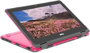 mCover Hard Shell Case for 2019 11.6" Dell Chromebook 3100 2-in-1 Education (360-degree Hinge) Laptop (NOT Compatible with 3181 2in1, 210/3120/3180/3189/5190/3100 Series) - Dell-C3100-2in1 Pink