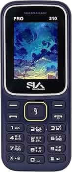SIAVANTAGE All-New PRO 310 Dual Sim |Keypad Mobile| with 1.8" Display | Voice Changer | Auto Call Recording | Long Lasting Battery | Wireless FM | Digital Camera | Feature Phone | Torch | Blue