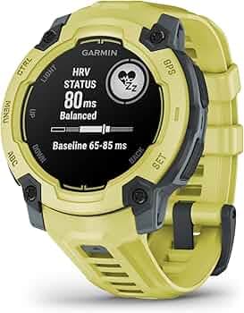 Garmin Instinct® E 45mm, Rugged Outdoor GPS Smartwatch, 24/7 Health Monitoring, Wrist-Based Heart Rate, Up to 16 Days of Battery Life, Electric Lime