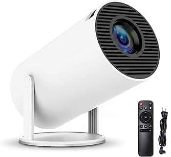 Portable Mini Projector 4K Support 1080P Full HD | WiFi 5G Bluetooth 5.0 Android 11 Smart Cinema Projector with 180° Rotating Design Compatible with TV Stick Windows iOS Android