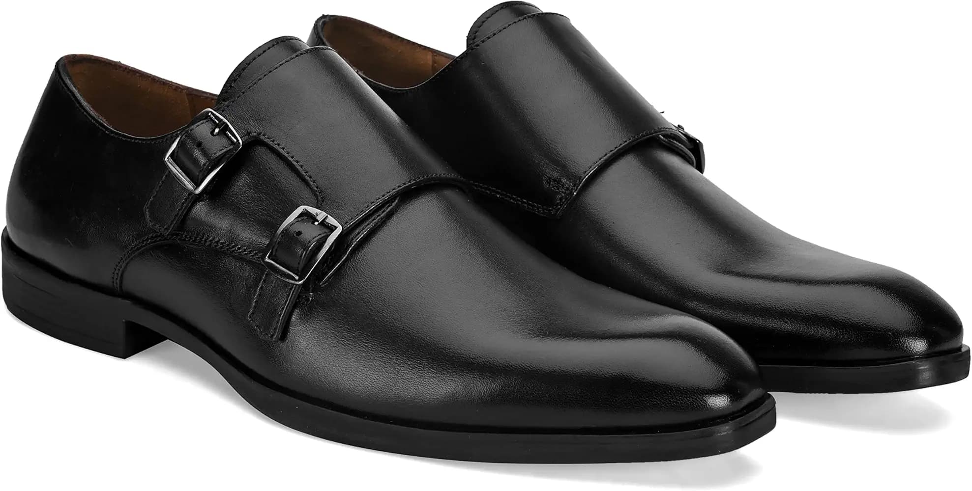 San Frissco Formal Monk Shoes Regular Styling Leather Upper/Comfortable Fashionable Stylish Flexible for Men