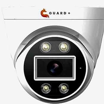 Guard+ Smarthome 5MP Indoor Dome Wired CCTV Ethernet IP Camera for Home, Built in Audio, Night Vision+Star Light, Compatible with ONVIF & Cp Plus NVR, 2 Year Warranty (S-5 MP Dome IP Camera)
