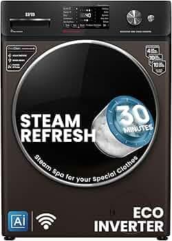 IFB 9 Kg 5 Star Powered by AI with 9 Swirl Wash, WiFi, Fully Automatic Front Load Washing Machine (Executive MBN 9014K, Steam Refresh Program with Eco Inverter, Mocha)