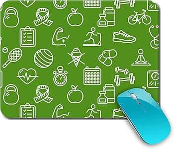 WHATS YOUR KICK Fitness | Sports | Motivational | Gym | Printed Mouse Pad/Designer Waterproof Coating Gaming Mouse Pad for Computer/Laptop (Multi30)