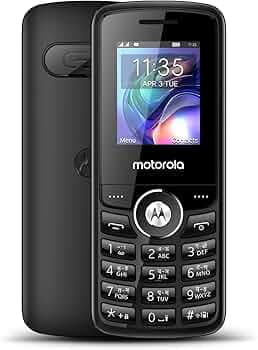 Motorola All-New A200 Dual Sim keypad Phone (with Voice Feature) | 2 Years Replacement | Long Lasting Battery | Wireless FM | Built-in UPI Payments App | Auto Call Recording (Black)