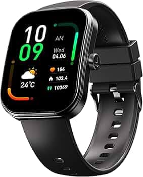 Boat Wave Sigma 3 Curv Smartwatch with 2.01” (5.33 cm) Immersive Curved Display, Metallic Finish, Functional Crown, BT Calling, Sleep, Stress, Heart Rate & SpO2 Monitoring, SOS, IP68 (Black Active)