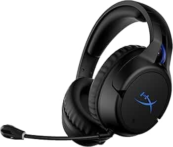 HyperX Cloud Flight-Wireless Gaming Headset for Ps5&Ps4,Up to 30-Hour Battery,Memory Foam Ear Cushions&Premium Leatherette,Noise-Cancelling Microphone with Led Mic Mute. (4P5H6Aa),Over Ear,Black