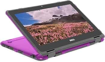 mCover Case Compatible for 2019~2022 11.6" Dell Chromebook 3100/3110 2-in-1 Education Series(with 360 ° Hinge) Laptop ONLY (NOT Fitting Any Other Dell Models) - Purple