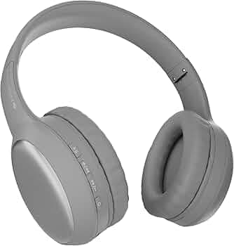 Zebronics Thunder Max (2026 Upgrade) Wireless Headphones, BT v6.0, Upto 120hrs Playback, 40mm Drivers, ENC, Gaming Mode, Dual Pairing, AUX, Rapid Charge, 3 EQ Modes, Voice Assistant, (Grey)
