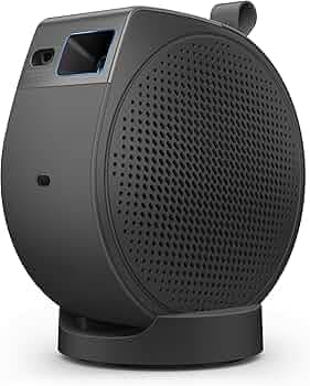 BenQ GV50P Limited Edition Laser Portable Projector,Built-in Battery,Excellent Colors 92% REC709, 500ANSI Lumens Bright,Upto 120inches Screensize,18W Speaker, GoogleTV,WiFi,HDMI,USB-C,with Bag,Black