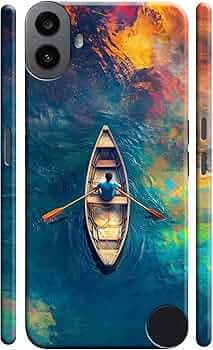 Designer Printed Hard Back Case Cover for Nothing CMF Phone 1 5G | Water Sea Boat (Multicolor) - D6239