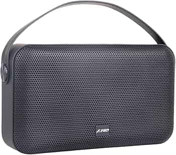 F&D W19 Wireless Portable Bluetooth Speaker (Black) | Charging Micro USB | TF Card/AUX/FM | Home Theatre | 6 Hours Playtime | Portable Speaker for Home, Outdoors & Travel