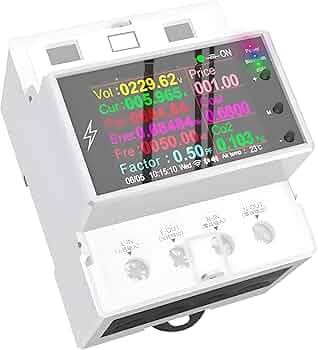 XPR3SS AT4PW 100A Single Phase Smart Life Tuya WIFI Din Rail Smart Switch Remote Control AC 220V 110V Digital Power Energy Volt Amp Kwh Frequency Factor Meter