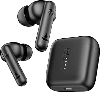 boAt Airdopes 141, Low Latency, ENx Tech, 42HRS Battery, Fast Charge, IWP, IPX4, v5.1 Bluetooth Earbuds, TWS Ear Buds Wireless Earphones with mic (Bold Black) (Pack of 12)