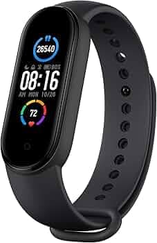 (Renewed) MI Women's Smart Band 5 India's No. 1 Fitness Band, 1.1-inches AMOLED Color Display, Magnetic Charging, 2 Weeks Battery Life, Personal Activity Intelligence (PAI), Health Tracking (Black)