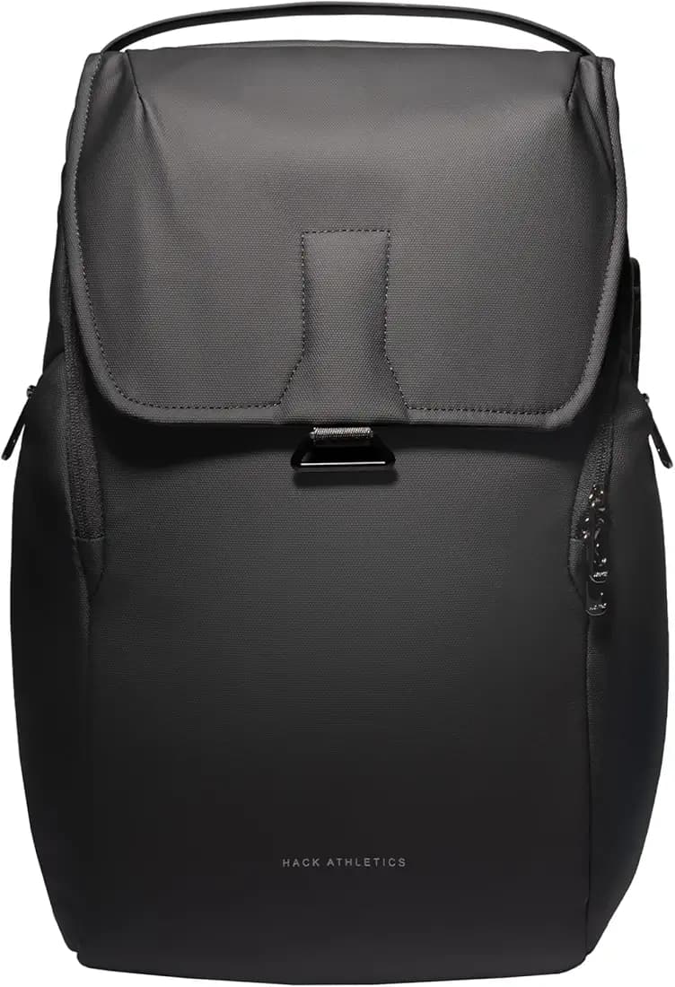 Hack Athletics Premium Mono Backpack | 30L Large Capacity | 15.6” Laptop Backpack | YKK Zippers | Built-in Zipper Lock | Water-Resistant Fabric | Office, School, Travel Backpack for Men & Women