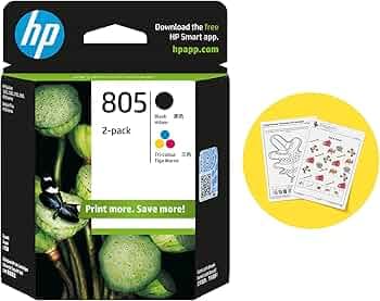 HP 805 Color/Black Ink Cartridge Combo 2-Pack